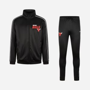 New Era Chicago Bulls M – Abbigliamento Basket – Uomo – Nero