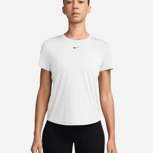 Nike Dri Fit One Classic W – T-shirt Training – Donna – Bianco