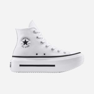 Converse Chuck Taylor All Star Lift Double Stack High W – Scarpe Sneakers – Donna – Bianco
