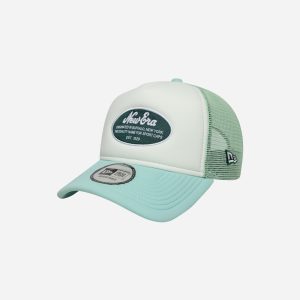 New Era 9forty Oval Foam Patch Trucker – Cappellino – Bianco