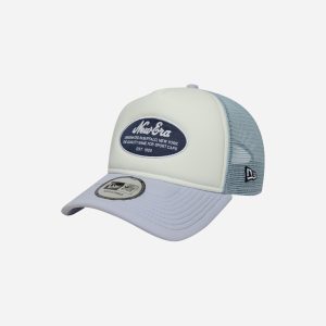 New Era 9forty Oval Foam Patch Trucker – Cappellino – Bianco