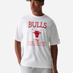 New Era Team Chicago Bulls M – Maglia Basket – Uomo – Bianco