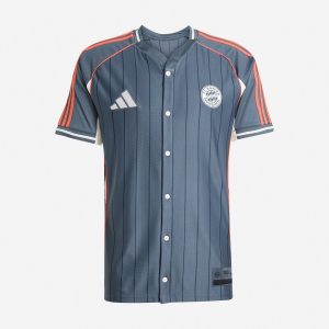 Adidas Fc Bayern Us M – T-shirt – Uomo – Grigio