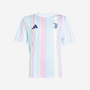 Adidas Juventus Prematch 25-26 Jr – Abbigliamento Calcio Ufficiale – Bianco