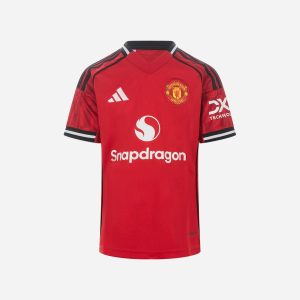 Adidas Manchester Utd Home 25-26 Jr – Maglia Calcio Ufficiale – Rosso