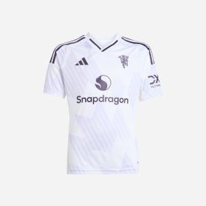 Adidas Manchester United Away 25-26 Jr – Maglia Calcio Ufficiale – Bianco