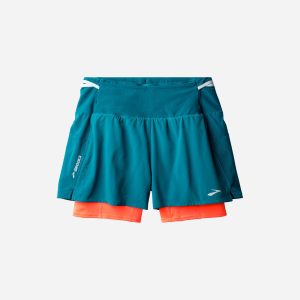 Brooks High Point 2in1 W – Short Running – Donna – Color Mix