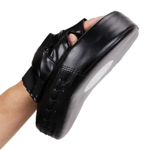 Bersaglio per mano da boxe curvo Bersaglio per mano traspirante a 5 dita Tappetino per messa a fuoco da boxe Cuscinetti Muay Thai per allenamento di arti marziali