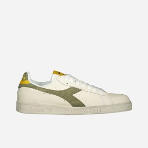 Diadora Game L Low Waxed Suede Pop M – Scarpe Sneakers – Uomo – Bianco