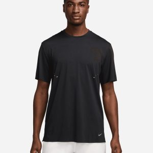 Nike Run Pinnacle M – T-shirt Running – Uomo – Nero