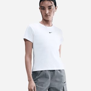 Nike Costina Small Logo W – T-shirt – Donna – Bianco