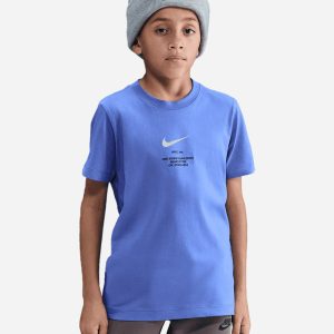 Nike Print Back Comet Jr – T-shirt – Blu Royal