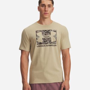 Under Armour Camo Boxed Logo M – T-shirt – Uomo – Beige