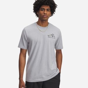 Under Armour Truck Logo M – T-shirt – Uomo – Grigio