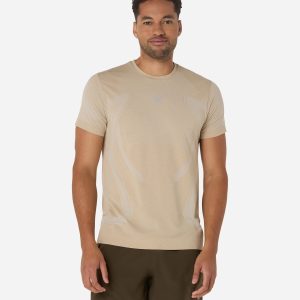 Asics Road Seamless M – T-shirt Running – Uomo – Beige