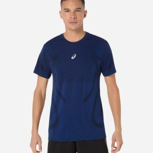 Asics Road Seamless M – T-shirt Running – Uomo – Blu
