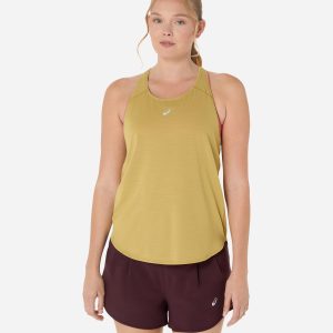 Asics Road W – Canotta Running – Donna – Giallo