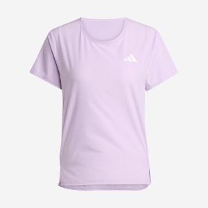 Adidas Adizero W – T-shirt Running – Donna – Rosa