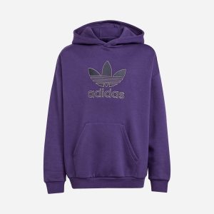 Adidas Big Logo Jr – Felpa – Viola