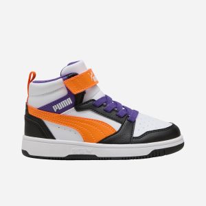 Puma Rebound V6 Mid Ps Jr – Scarpe Sneakers – Bianco