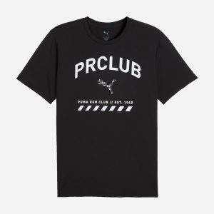 Puma Run Club Graphic M – T-shirt Running – Uomo – Nero
