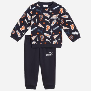 Puma Printed Jr – Tuta – Blu Navy