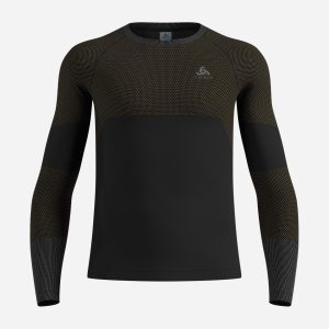 Odlo Fundamentals Performance Warm M – Maglia Intimo Tecnico – Uomo – Nero