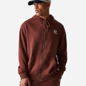 New Era Small Logo Yankees M – Felpa – Uomo – Marrone
