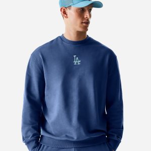 New Era Small Logo Dodgers M – Felpa – Uomo – Blu