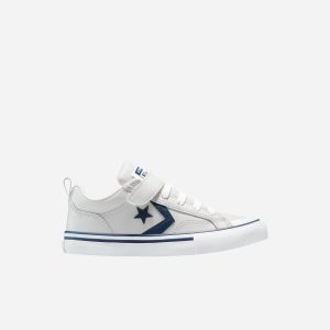 Converse Pro Blaze Strap Lth Easy On Low Jr – Scarpe Sneakers – Grigio