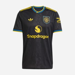 Adidas Manchester United Third 25-26 M – Maglia Calcio Ufficiale – Uomo – Nero