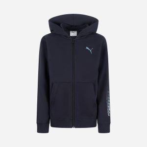 Puma Basic Jr – Felpa – Blu Navy