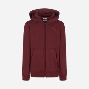 Puma Basic Jr – Felpa – Rosso
