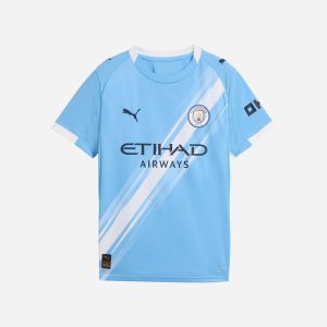 Puma Manchster City Home 25-26 Jr – Maglia Calcio Ufficiale – Color Mix
