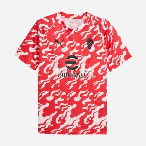 Puma Milan Prematch 25-26 M – Abbigliamento Calcio Ufficiale – Uomo – Color Mix