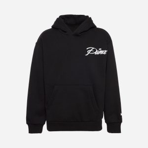 Puma Relaxed Graphic Jr – Felpa – Nero