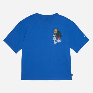 Puma Over Graphic Jr – T-shirt – Blu Royal