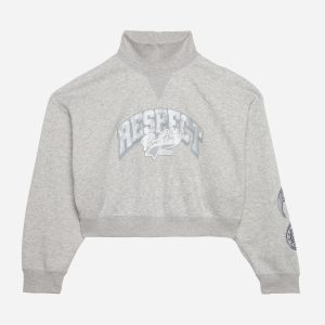 Puma Puff Print Jr – Felpa – Grigio