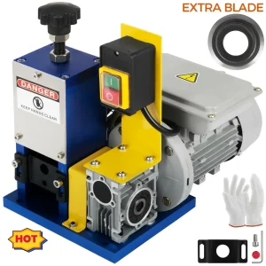 VEVOR macchina spelafili elettrica a tre tipi con spelafili macchina utensile in metallo lama Extra rame per Recyle