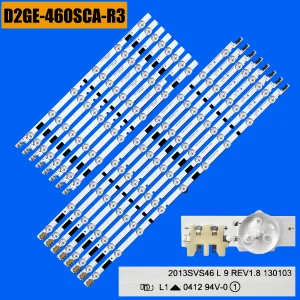 Striscia di retroilluminazione a LED per UE46F6320AK UE46F6330AK UE46F6350AK UE46F6400AK UE46F6400AW UE46F6740SS UE46F6740SB D2GE-460SCB-R3 2013S