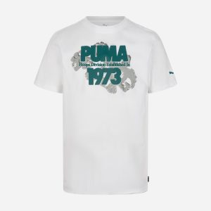 Puma Hoopocalypse 1973 M – T-shirt – Uomo – Bianco