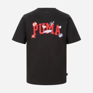 Puma Big Logo W – T-shirt – Donna – Nero