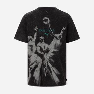 Puma Hoopocalypse 1973 Jump M – T-shirt – Uomo – Grigio