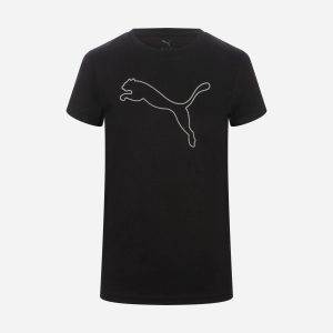 Puma Basic W – T-shirt – Donna – Nero