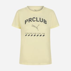 Puma Run Club Graphic W – T-shirt Running – Donna – Giallo