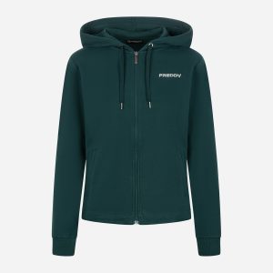 Freddy Small Logo Olografico W – Felpa – Donna – Verde