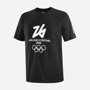Salomon Milano Cortina 2026 Olympic Icon M – T-shirt – Uomo – Nero