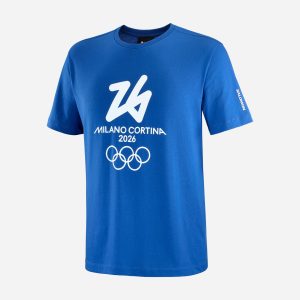 Salomon Milano Cortina 2026 Olympic Icon M – T-shirt – Uomo – Blu