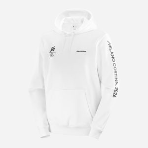 Salomon Milano Cortina 2026 Olympic Icon M – Felpa – Uomo – Bianco