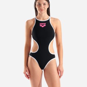 Arena One Big Logo W – Costume Piscina – Donna – Nero